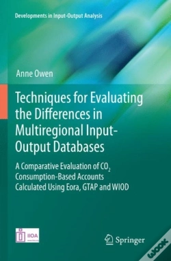 Capa do artigo Techniques For Evaluating The Differences In Multiregional Input-Output Databases