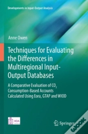 Capa do artigo Techniques For Evaluating The Differences In Multiregional Input-Output Databases