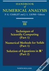 Capa do artigo Techniques Of Scientific Computing (Part 1) - Solution Of Equations In Rn
