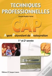Capa do artigo Techniques Professionnelles ; Cap ; Agent Polyvalent De Restauration ; 1ère Et 2e Année