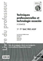 Capa do artigo Techniques Professionnelles Technologie Associee (Poch)1e/Terminale Bpro Assp Opt Domic - Professeur 2012