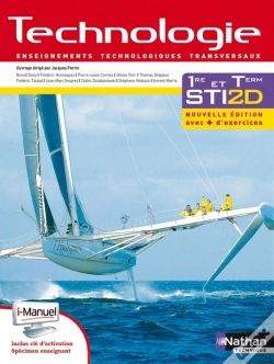 Capa do artigo Technologie 1ere/Terminale Sti2d Licence Numerique Eleve I-Manuel + Ouvrage Papier - 2013