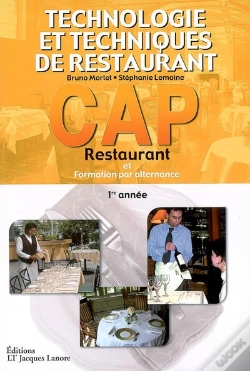 Capa do artigo Technologie Et Techniques De Restaurant , Cap Restaurant , 1ère Année , Élève