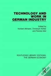 Capa do artigo Technology And Work In German Industry