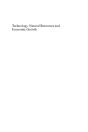 Technology, Natural Resources And Economic Growth - Preview
