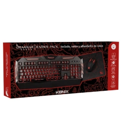 Capa do artigo Teclado Drakkar Raider Pack Gaming PC Konix