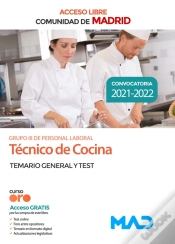 Capa do artigo Tecnico De Cocina De La Comunidad De Madrid (Acceso Libre). Temar