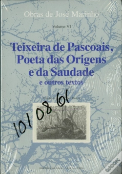 Capa do artigo Teixeira de Pascoais, Poeta das Origens e da Saudade e Outros Textos - Volume VI
