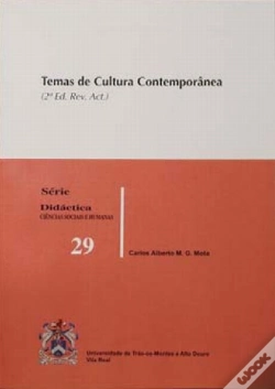 Capa do artigo Temas de Cultura Contemporânea  