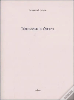 Capa do artigo Témoignage De L'Absent