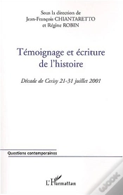 Capa do artigo Temoignage Et Ecriture De L