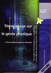 Capa do artigo Témoignage Sur Le Génie Physique ; À L