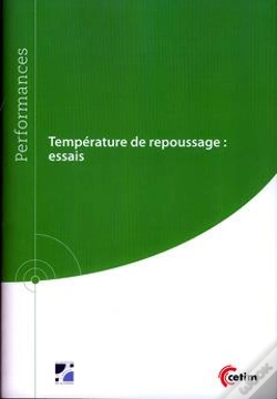 Capa do artigo Température De Repoussage - Essais