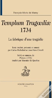 Capa do artigo Templum Tragoediae 1734 ; La Fabrique D