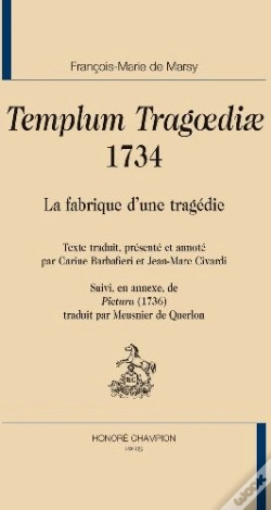 Capa do artigo Templum Tragoediae 1734 ; La Fabrique D'Une Tragédie