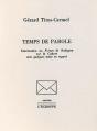 Temps De Parole - Preview
