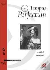 Capa do artigo Tempus Perfectum N  17 : A Table !