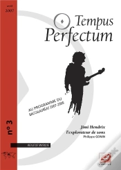 Capa do artigo Tempus Perfectum N  3 : Jimi Hendrix, L Explorateur De Sons