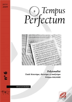 Capa do artigo Tempus Perfectum N  6 : Polytonalite, Etude Historique, Theorique Et Analytique