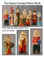 Ten Santas Carvings Pattern Book - Preview