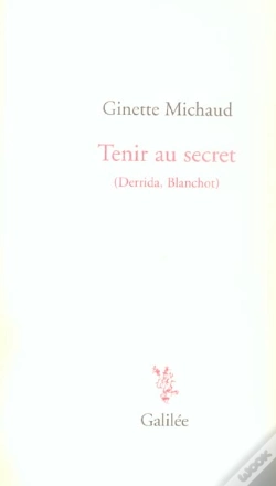 Capa do artigo Tenir Au Secret ; Derrida, Blanchot