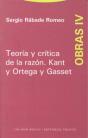 Teoría Y Crítica De La Razón. Kant Y Ortega Y Gasset - Preview