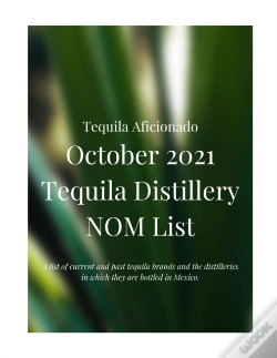 Capa do artigo Tequila Distillery Nom List, October 2021