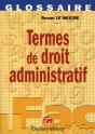 Termes De Droit Administratif - Preview