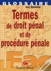 Capa do artigo Termes De Droit Pénal Et De Procédure Pénale