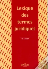 Termes Juridiques 12e Ed Lexique