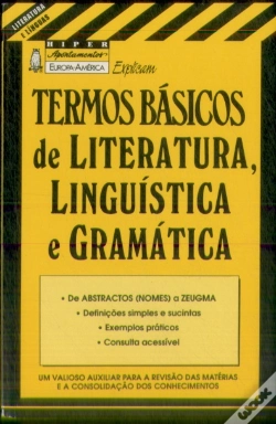 Capa do artigo Termos Básicos de Literatura, Linguística e Gramática