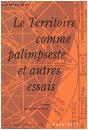 Territoire Com.Palimpseste Autres Essais - Preview