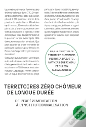 Territoires Zéro Chômeur De Longue Durée : De L'Expérimentation À L'Institutionnalisation