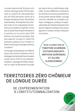Capa do artigo Territoires Zéro Chômeur De Longue Durée : De L'Expérimentation À L'Institutionnalisation