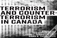 Terrorism And Counterterrorism In Canada