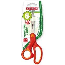Capa do artigo Tesoura Escolar Para Esquerdinos 17Cm Bico Arda Left-Mancini Blister Fb1306