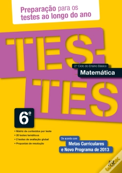 Capa do artigo Testes Matemática 6º ano (2014)