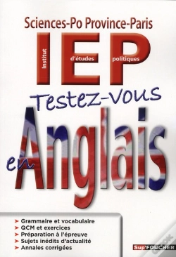 Capa do artigo Testez-Vous En Anglais ; Concours D'Entrée En Iep