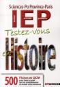 Testez-Vous En Histoire ; Concours D'Entrée En Iep - Preview