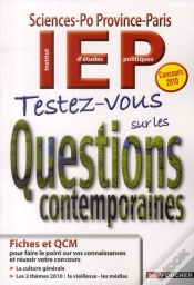 Capa do artigo Testez-Vous Sur Les Questions Contemporaines ; Concours D