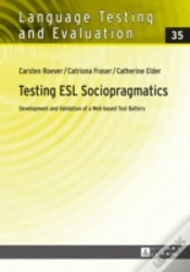 Capa do artigo Testing Esl Sociopragmatics