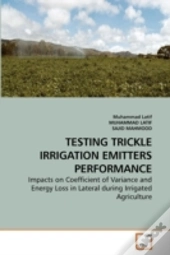 Testing Trickle Irrigation Emitters Perf