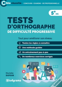 Capa do artigo Tests D'Orthographie De Difficulté Progressive