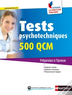 Capa do artigo Tests Psychotechniques 500 Qcm (Integrer La Fonction Publique) Categories B/C Na 43 - 2015