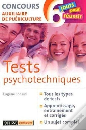 Tests Psychotechniques - Concours Auxiliaire De Puericulture