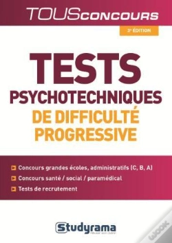 Capa do artigo Tests Psychotechniques De Difficultes Progressive