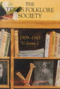 Texas Folklore Soc 1909-43 Vol I - Preview