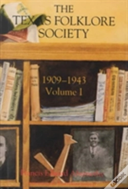 Capa do artigo Texas Folklore Soc 1909-43 Vol I