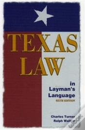 Capa do artigo Texas Law In Layman