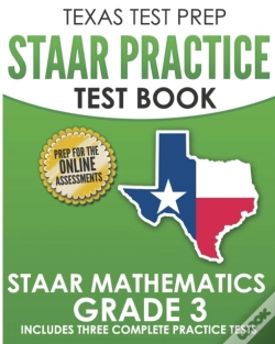 Capa do artigo Texas Test Prep Staar Practice Test Book Staar Mathematics Grade 3